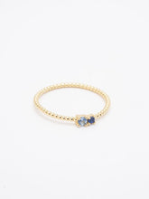 Load image into Gallery viewer, Jasmine Dual Blue Gemstone Ring
