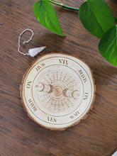 Load image into Gallery viewer, Natural wood moon phase pendulum board
