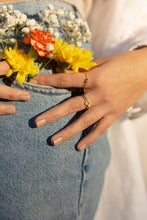Load image into Gallery viewer, Jasmine Dual Blue Gemstone Ring
